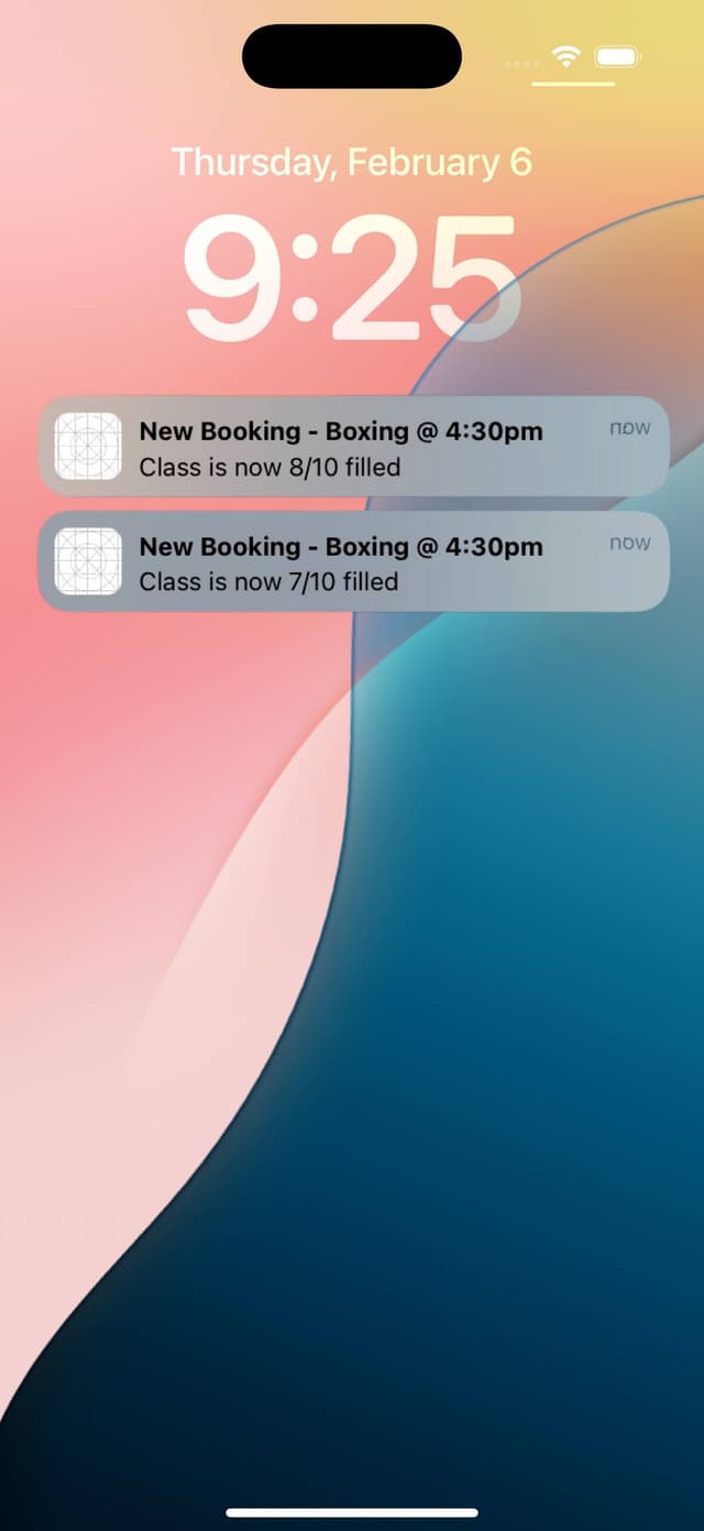 In-app notifications
